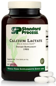 Standard Process Calcium Lactate. Bone, Immune 360 Tabs Exp 7/27. Fast/Fresh - Picture 1 of 1