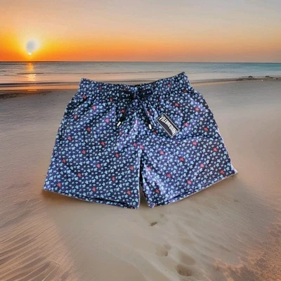Vilebrequin Moorise Swim Blue Marine Swim trunks - Medium NWT - Image 1 of 4