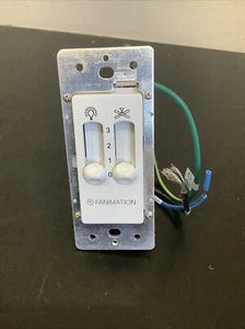 Fanimation Wall Control. White. CW2WH. @73 - Picture 1 of 7