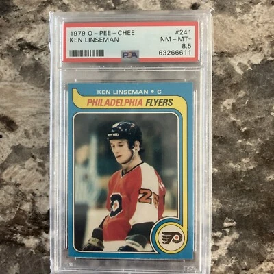 1979-80 O-Pee-Chee OPC #241 Ken LINSEMAN PSA 8.5 Rookie RC! - Image 1 of 4