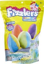 Mega Fizzlers Unicorn Eggs, ​Fizzlers Rainbow Unicorn Egg Bombs, 3.5-in...