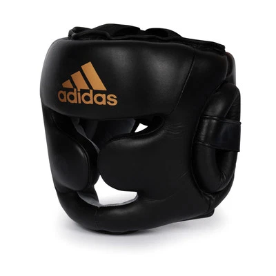 adidas Boxing Leather Training Headguard - Image 1 of 2