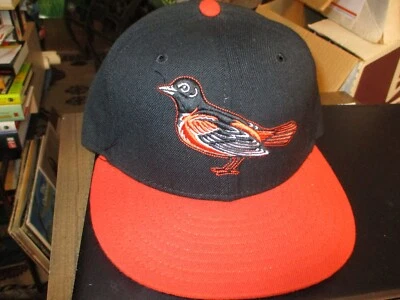 NWOT BALTIMORE ORIOLES Large Bird Fitted Hat 6 7/8 New Era Diamond Collection - Image 1 of 4