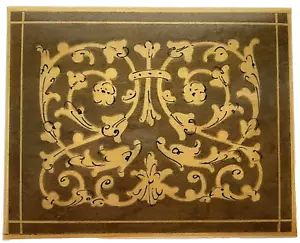 Boîte de rangement pour bijoux en bois incrustation doublée 1,5" x 3,5" x 3" poisson - Photo 1/13