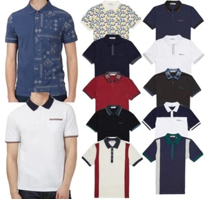 Ben Sherman Men's Short Sleeve Polo T Shirt Collared Top Cotton Tee New XS - 5XL - Picture 1 of 65