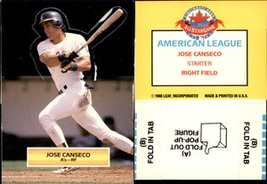 1989 Donruss All-Stars #NNO Jose Canseco - Near mint or better