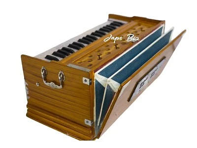 HARMONIUM- 3 1/4 OCTAVE DOUBLE BELLOW 39 KEYS 7 STOPPER 2 REEDS BASS- MALE - Image 1 of 4