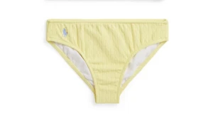 Polo Ralph Lauren Cable Knit Bottom Little Girls 4 Yellow Embroidered Logo - Picture 1 of 17