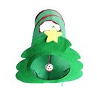 Cute Tunnel Tube Christmas Tree Tunnels Toy for Indoor Pet