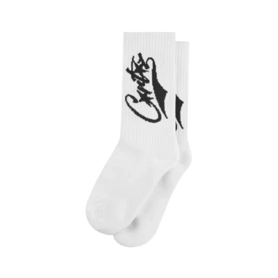 Corteiz CRTZ Baseball Crew Socks White NEW FAST SHIPPING