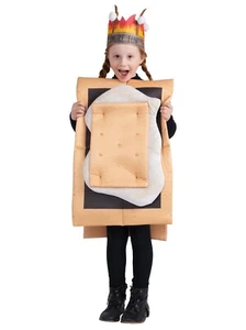 Dress Up America S'mores Costume for Kids - Camping Smores Cracker Set - Picture 1 of 3