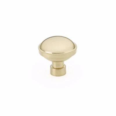LOT OF 10 - Emtek 86695US4 1.25 in. Brandt Cabinet Knob, Satin Brass