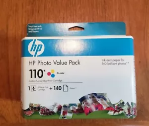 EXPIRED HP Photo Value Pack 100 Tri-Color Ink Cartridge Pack, NEW. Sealed. OEM - Picture 1 of 7