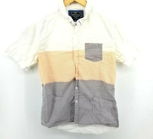 San Francisco Work Shirts Men's White Striped Casual Slim Fit Button Up, Size XL - Picture 1 of 7