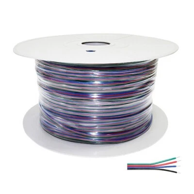 Cavo elettrico 4 x 0,25 mm2 5A matassa 500mt per strisce Led RGB M LEDME - Immagine 1 di 2