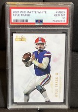 2021 Wild Card MATTE White Kyle Trask #MBC-4 PSA 10 ( POP 1 )
