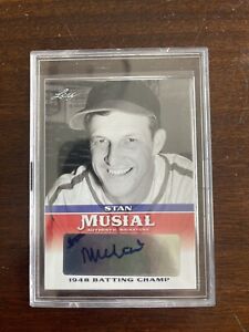 2015 Leaf ⚾️ Stan “The Man” Musial ⚾️ St Louis Cardinals ⚾️ 1969 HOF Inductee