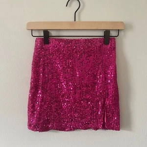 Art Class Girls Hot Pink Sequin Skirt Size 7/8 Target Barbie Swiftie Concert - Picture 1 of 5