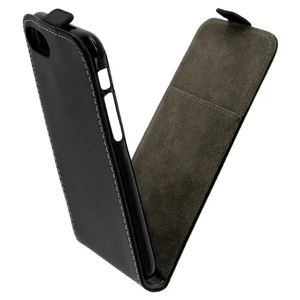 Etui Etui Portefeuille à Clapet Vertical iPhone SE 2022 / 2020 et 8 / 7 - Noir - Photo 1 sur 6