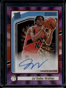Holo láser púrpura #/30 Donruss Ja'Kobe Walter 2024-25 con clasificación RC - Imagen 1 de 2