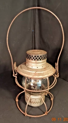 Handlan Union Pacific Railroad Lantern w/ Burner and Matching Etched Gloobe - Image 1 of 4