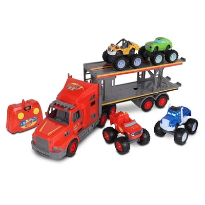 Blaze and The Monster Machines RC: Transporter with Monster Machines - Nickel... - Image 1 of 4