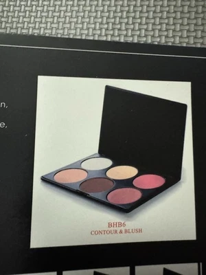RARE! BH Cosmetics Contour & Blush 6 Color Palette  2.53 oz. New See Picture  - Image 1 of 4