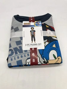 Sonic, Knuckles and Vegeta Boy's Short-Sleeved Character Pajama Set Size 8 - Picture 1 of 3