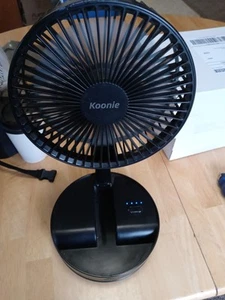 Koonie 8 Zoll klappbarer oszillierender Lüfter ohne Fernbedienung zd201 - Bild 1 von 4