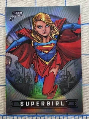 Fleer Brilliants 超人 - 超级女孩 (Kara Zor-El) #15 普通底座 - DC 卡 — 第 1/4 张图片
