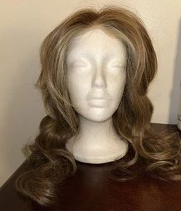 Jon Renau Spicy 100% Hand Tied Wig Caramel Syrup VGC - Picture 1 of 9