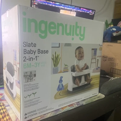 Base de bebé Ingenuity Slate 2 en 1 Foto 1 de 2