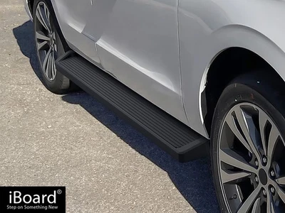 Pasos laterales negros APS Premium 6" aptos para Ford Expedition SUV 18-25 4 puertas Foto 1 de 4