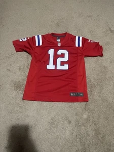 Nike On Field Throwback Patriots Tom Brady Jersey Youth Size Large - Picture 1 of 8