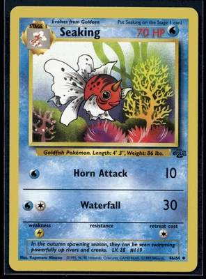 Pokémon TCG | Base Set | Seaking | 46/64 | LP | Error - Image 1 of 2
