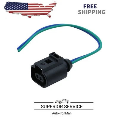 FOR Volkswagen Jetta AUDI COOLANT TEMP TEMPERATURE SENSOR CONNECTOR 06A919501A - Image 1 of 4