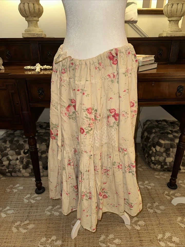 Falda Cecily de Algodón Francés Perla Magnolia 069 Rosa Frambuesa OS NUEVA CON ETIQUETAS Foto 1 de 4