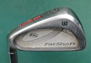 Left Handed Wilson Fat Shaft 6 Iron Regular Steel Shaft Lamkin Grip - Picture 1 of 4