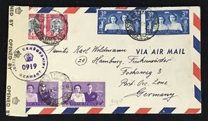 SÜDAFRIKA 1947 ZENSURBRIEF NACH DEUTSCHLAND --SEHR SCHÖN  - Bild 1 von 2