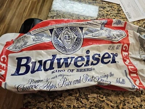 Vintage Budweiser Inflatable Blowup Beer Can  Man Cave Bar Sign PLEASE READ - Picture 1 of 3