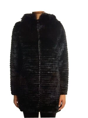 Blue Duck Reversible Down Rabbit ,fox fur Collar Coat sz M/L 975$ - Image 1 of 4
