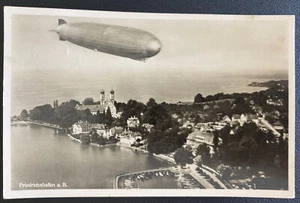 1930 Germany Real Picture Postcard Cover To Hainsberg LZ 130 Graf Zeppelin 2 - Picture 1 of 2
