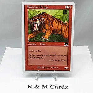 MTG - 6th Edition - Sabretooth Tiger - Lightly Played - Picture 1 of 5