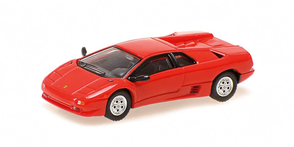 MINICHAMPS 870103221 Lamoghini Diabolo 1994 Rosso Ho 1:87 Nuovo - Immagine 1 di 1