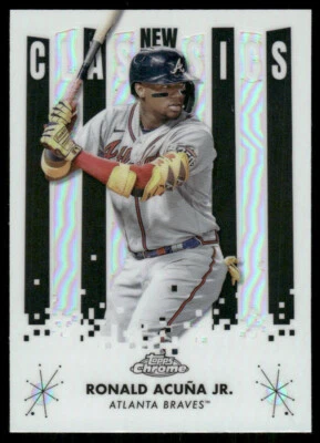 2022 Topps Chrome - New Classics #NC-3 Ronald Acuña Jr. - Image 1 of 2