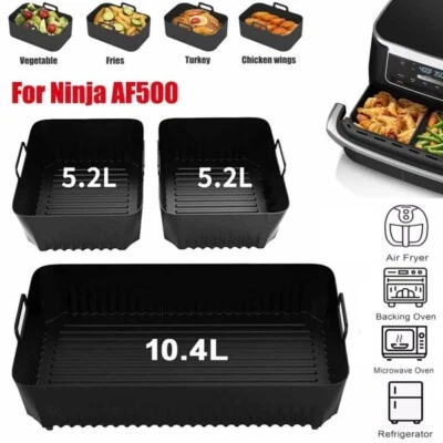 Air Fryer Airfryer for Ninja Foodi Accessories Flexdrawer AF500EU 10.4L - Image 1 of 4