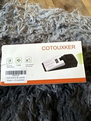 120 decibel Door Stop Alarm Portable Home Security Wireless Alert Safety Wedge - Image 1 of 3