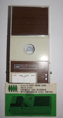 Grabadora de cinta de casete de estado sólido ROSS de colección marca 8300 piezas manuales restauración Foto 1 de 4