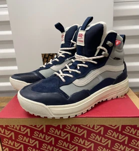 Vans Ultrarange Exo Hi Dress Blues High Rise Women 8.5 Men 7 New Gore Tex - Picture 1 of 7