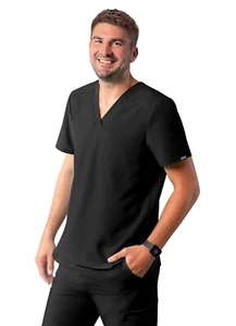 Adar Addition Scrubs For Men - Classic V-Neck Scrub Top - Picture 1 of 112